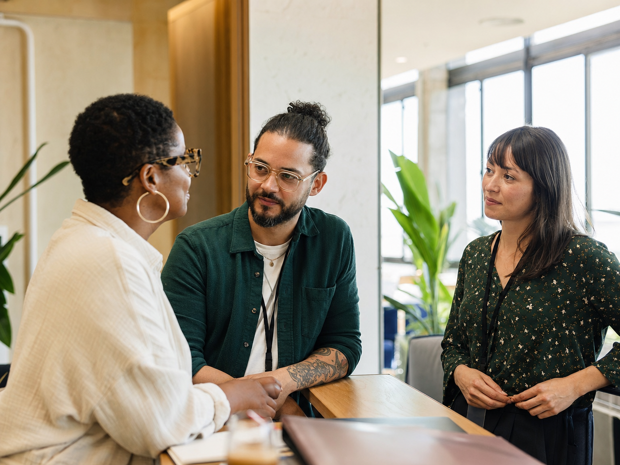 Cannabis business operator in a facility environment